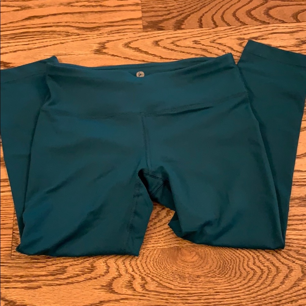 Teal Green Athletic Leggings